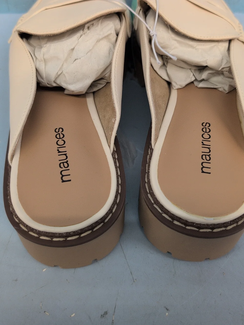 Maurices SuperCush Gretchen Women's Slip On Loafer US 9M Beige